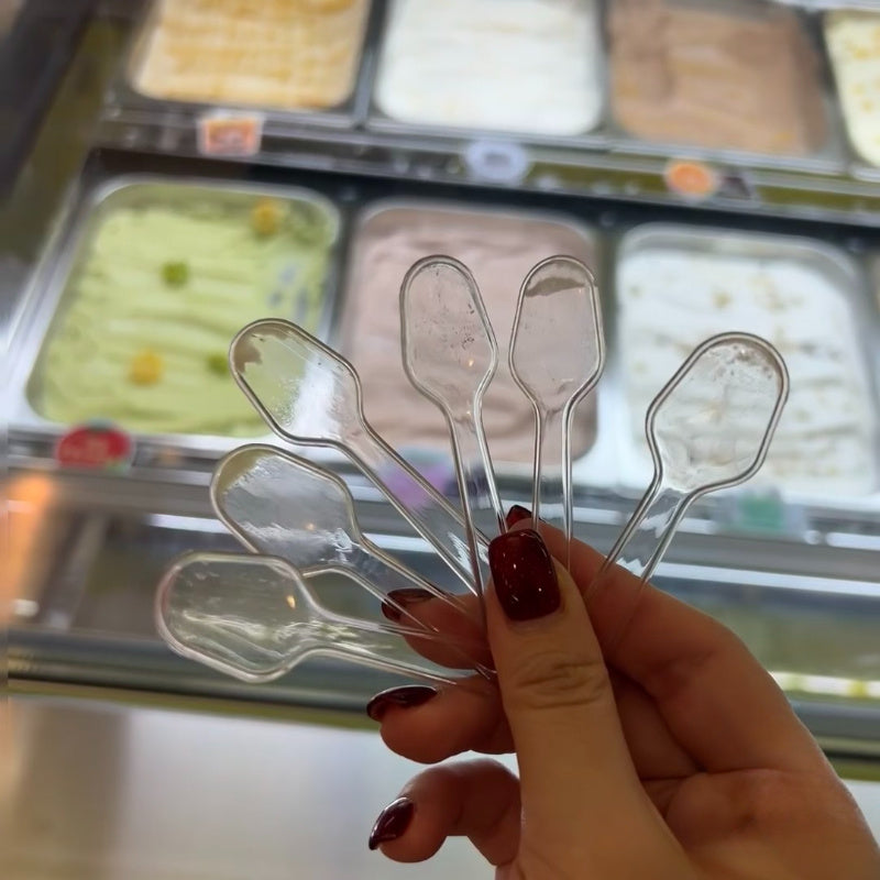 60/120 piezas, cucharitas mini para postres, cuchara para pudín, cucharita pequeña, cucharón para helado, para disfrutar de diversas delicias con más calma
