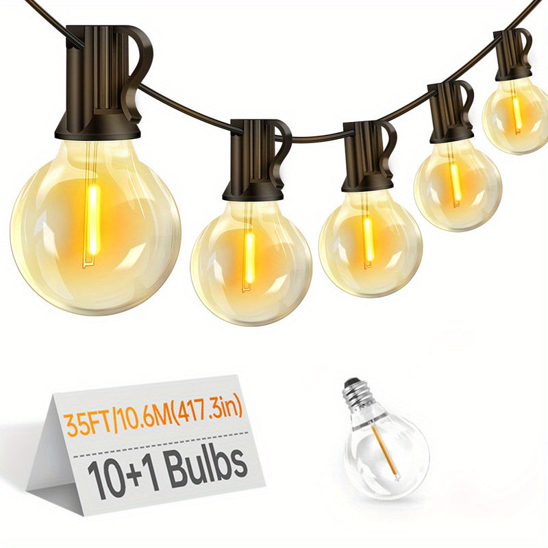 Cadena de luces de 7,62 metros/10,67 metros/15,24 metros/19,81 metros/30,48 metros con enchufe estándar de EE. UU. El enchufe estándar de EE. UU. es compatible con circuitos eléctricos estadounidenses. Las luces son brillantes y tienen múltiples modos de