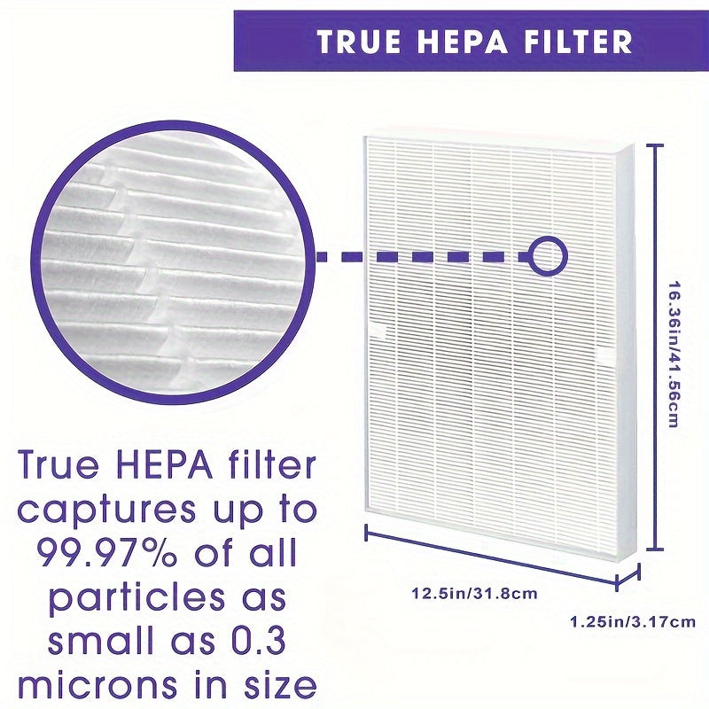 Filtro Premium True HEPA H13 115115 Compatible con Filtro Winix A Tamaño 21 Purificador de Aire Plasma Wave AM90 P300 5300 5500 5300-2 6300-2 6300 C909 9800 C535 - Paquete de 2 + 8