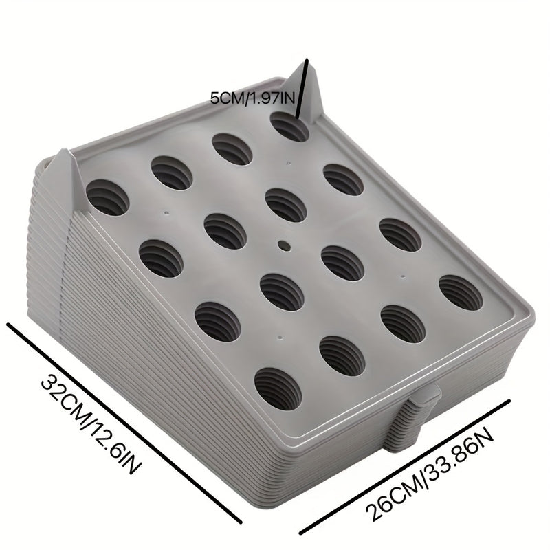 Tabla plegable para ropa de 10 capas, organizador y almacenador de ropa de plástico, soporte plegable para ropa, tabla plegable para perezosos