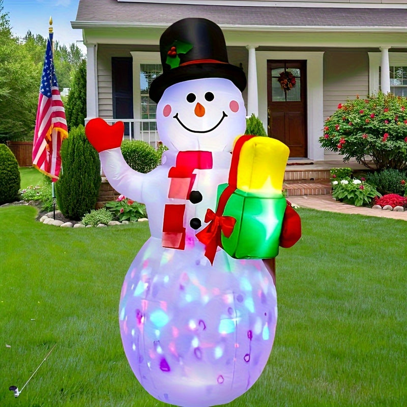 Muñeco de Nieve Inflable Navideño de 152.4 cm