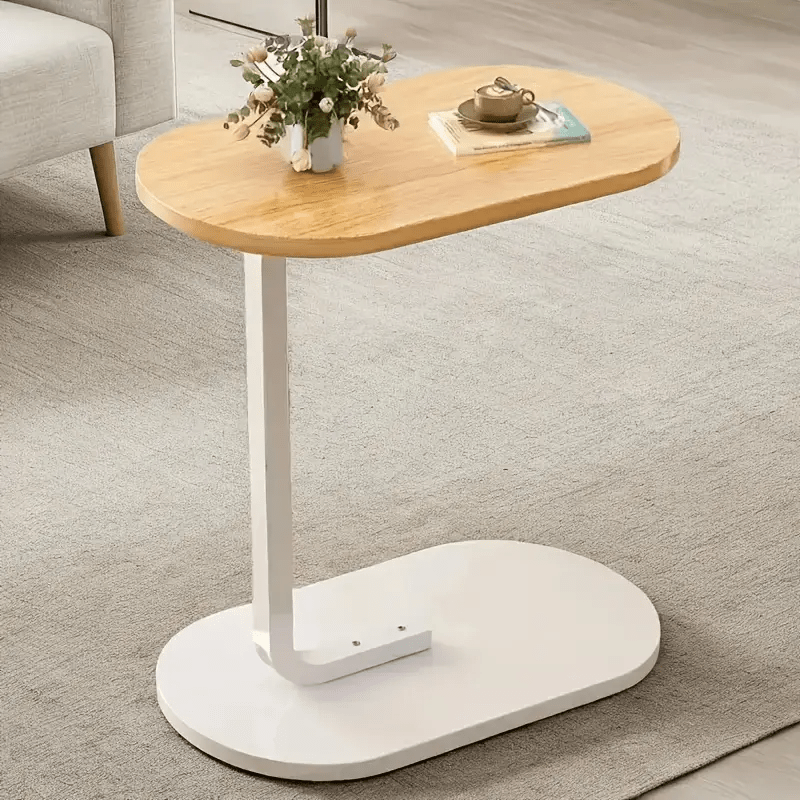 2 Colores Disponibles Mesa Auxiliar de Estilo Nórdico | Ligera y Portátil, Ideal para Mesita de Noche o Sofá, ¡Aumenta tu Comodidad!