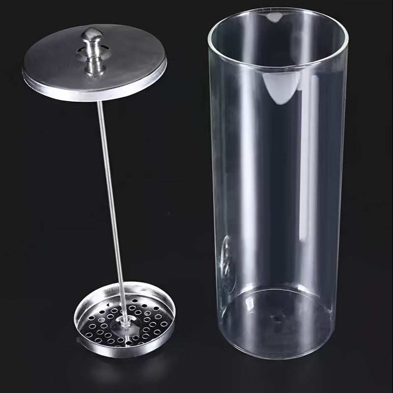 Vaso de Desinfección para Herramientas de Belleza con Cepillo Integrado - Botella de Esterilización Manual para Salón y Uñas, Sin Fragancia, No Requiere Electricidad
