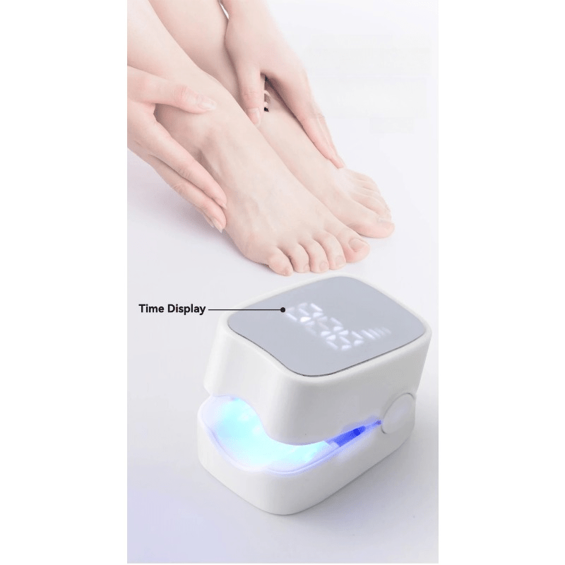 Lámpara portátil para el tratamiento de hongos en las uñas - Recargable por USB, luz LED para la salud de las uñas, ideal para el hogar y los viajes, regalo perfecto para los mejores amigos, dispositivo de cuidado de las uñas | Lámpara de uñas moderna |