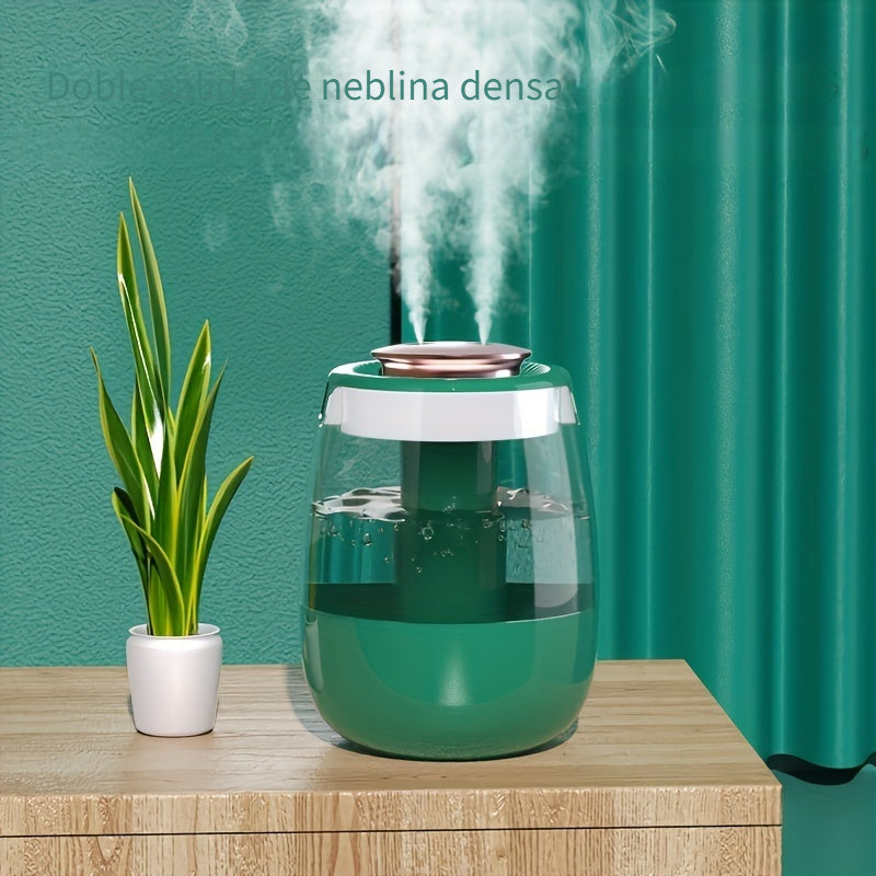 Humidificador portátil ultrasilencioso con luz nocturna, gran capacidad, alimentación por USB, protección de apagado automático, ideal para dormitorio, oficina y hogar, alivia el aire seco, regalo perfecto para Navidad, Año Nuevo o cualquier ocasión