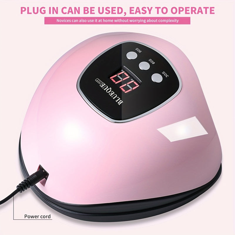 ¡Nueva lámpara LED para uñas, secador de gel con temporizador automático y sensor rápido, luz dual 24 fuentes, equipo para manicura y pedicura, herramienta profesional para salones de uñas!