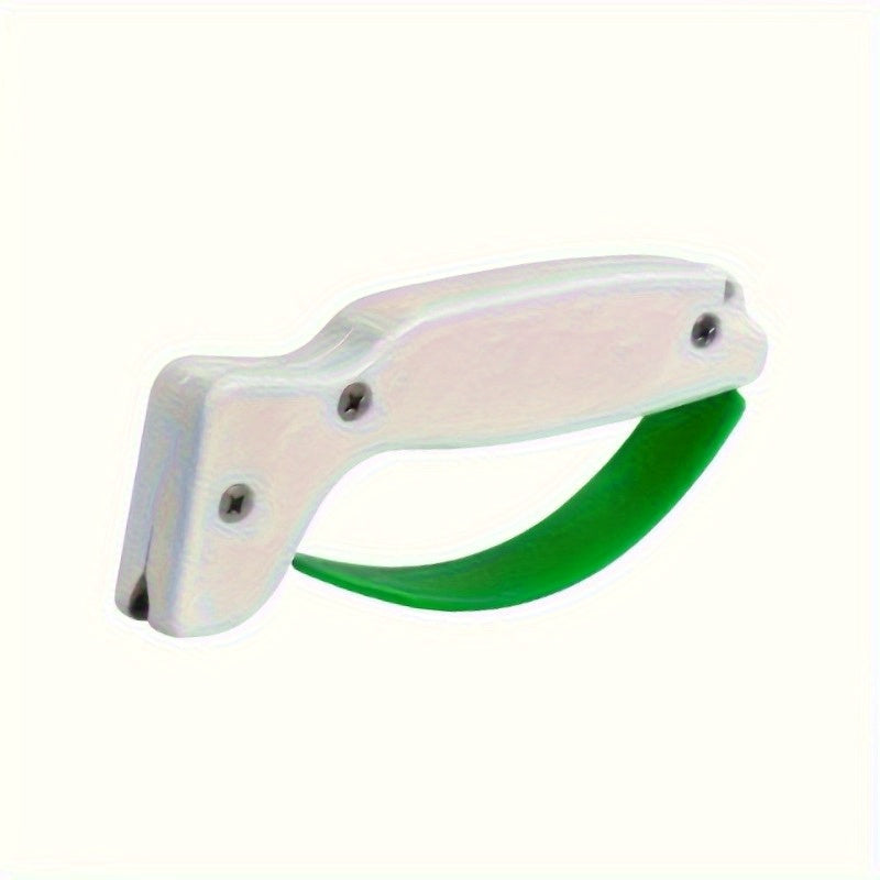 1/5 piezas, cuchilla de herramienta multifuncional, equipada con piedra de afilado de acero de tungsteno y base antideslizante de PVC - afilador de cuchillos portátil manual, adecuado para cuchillos, hachas, pequeños cuchillos de bolsillo, herramientas d