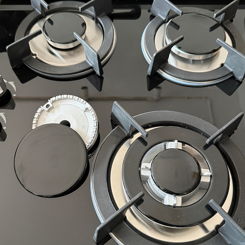 Juego de 4 Tapas para Quemadores, Compatibles con Estufas de Gas Incorporadas SABAF - Incluye 1 pieza de 55mm, 2 piezas de 75mm y 1 pieza de 100mm
