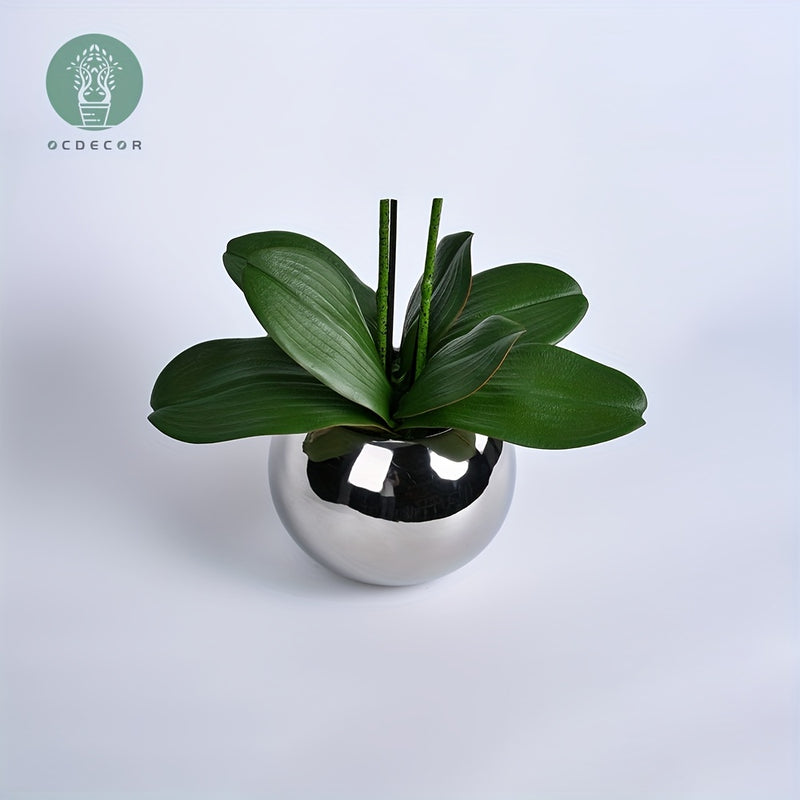 1 Pieza, Orquídea De Imitación, Planta En Maceta, Adorno De Flores En Maceta, Planta Decorativa De Flores, Accesorios Para Fotos, Decoración Al Aire Libre, Decoración Del Hogar, Regalos Para El Día De La Madre, Regalos De Cumpleaños