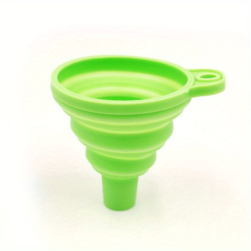 1pc, Embudo Telescópico Plegable Mini, Utilizado Para Verter Aceite En La Cocina, Anti-salpicaduras, Líquido Enlatado Para El Reabastecimiento De La Cocina Doméstica