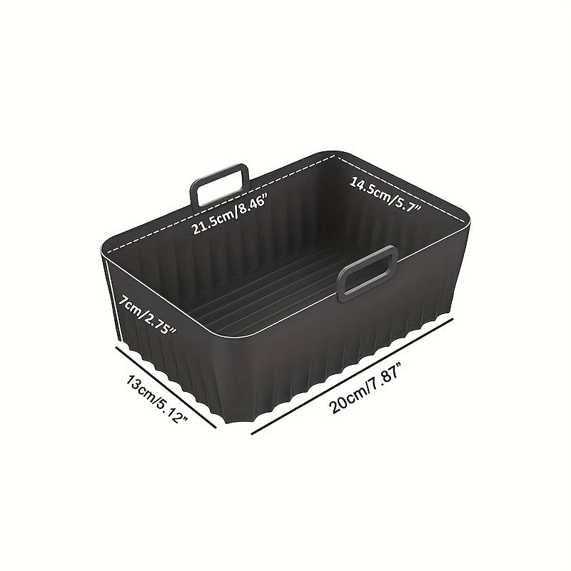 Revestimientos de Silicona para Freidora de Aire Ninja Dual Dz401 Dualzone, Revestimientos de Silicona Reutilizables para Freidora de Aire, Accesorios para Cesta de Freidora de Aire Antiadherentes, Bandeja de Repuesto para Hornear