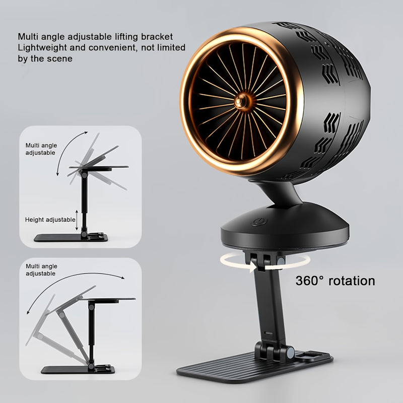 SENBOWE Campana Extractora Portátil - Alimentada por USB, 36V o inferior, no necesita batería, 1 filtro activo de repuesto, soporte de elevación ajustable multiángulo, ideal para parrillas de interior, olla caliente y cocina de RV, ventilación de olla ca