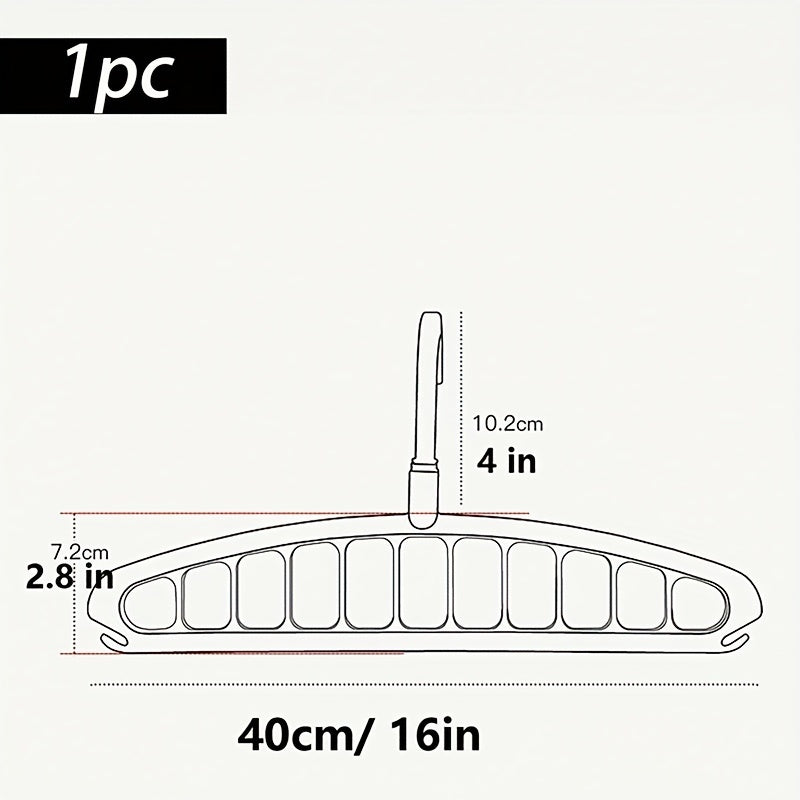 Percha Plegable para Uso Doméstico, Dormitorio de Estudiantes, Multifuncional Mágica con 11 Agujeros para Secar Ropa, Artefacto de Almacenamiento Montado en la Pared, Secado Eficiente de Ropa | Solución de Almacenamiento Moderna | Percha Versátil, Percha