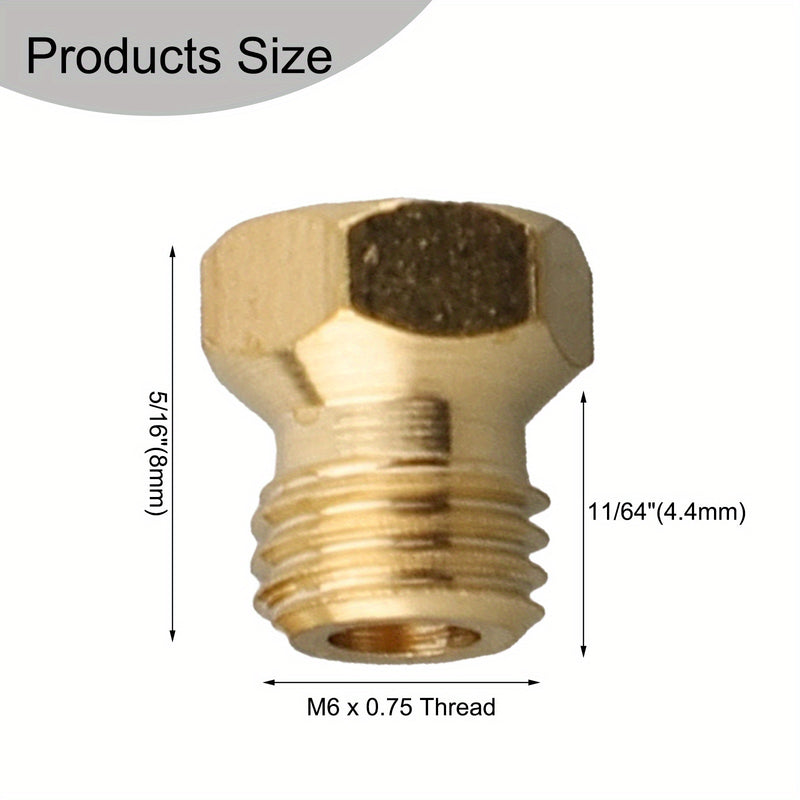 Kit de Boquillas para Estufa de Gas de 5 Piezas - Compatible con la Mayoría de Cocinas de 5 Quemadores, Incluye Tamaños de 0.73mm a 1.15mm para Gas Natural G20 & G25