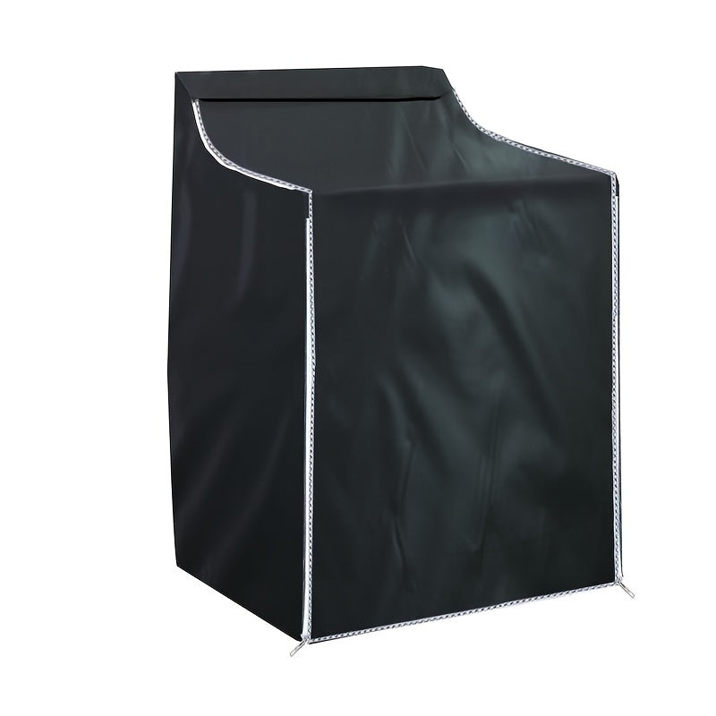 Fundas impermeables para lavadora de 210D Oxford con recubrimiento de plata - Protector de lavadora a prueba de polvo para exteriores, sin batería, material de plástico, 1pc