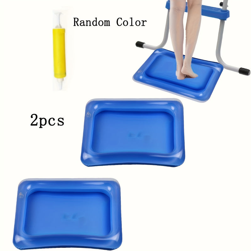 1/2 piezas, baño de pies inflable cuadrado, baño de pies portátil, escalera de entrada al piscina, kit de limpieza de piscina y pedicura