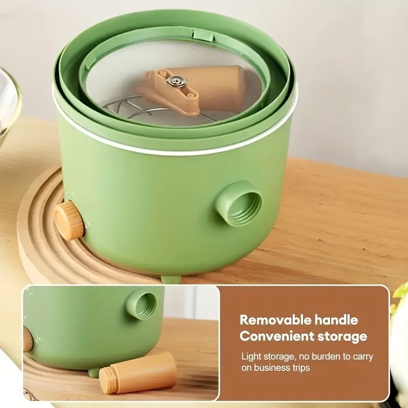 Cocina eléctrica para pot y fideos, sartén eléctrica de doble calor de conservación, antiadherente, multiusos para freír, cocinar a fuego lento y hervir, fácil de limpiar, conducción de calor rápida, experiencia de cocina duradera y resistente a altas te