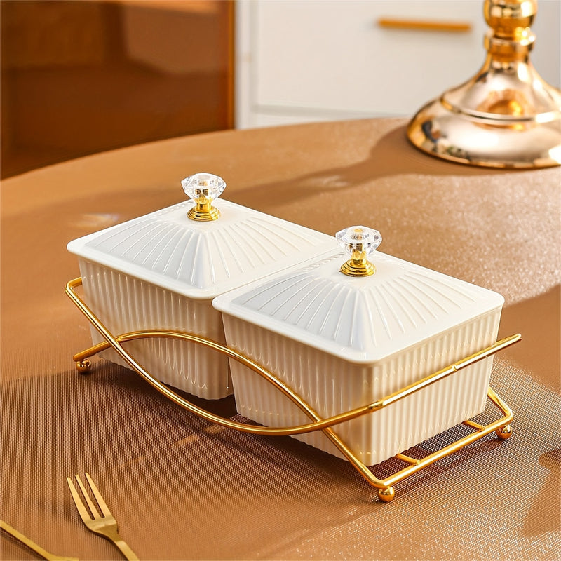 3 piezas (1 juego de 2 latas) Latas de almacenamiento plásticas multifuncionales Bandeja decorativa para sala comedor cocina Latas para azúcar leche condimentos cereales galletas pan Adecuadas para bodas al aire libre regalos cumpleaños