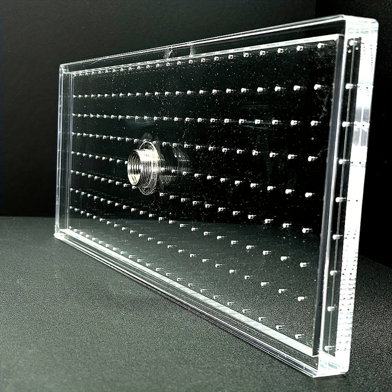 Cabezal de Ducha Acrílico Transparente Mejorado de 15 Pulgadas - Ducha de Lluvia Rectangular, Diseño de Alta Eficiencia para Ahorrar Agua, Instalación Versátil en Pared y Techo, Ideal para Baños Modernos, Accesorios de Ducha