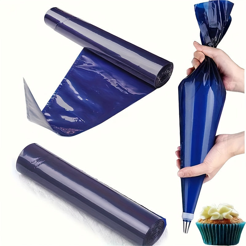 Bolsas de decoración de pasteles extra gruesas, reutilizables, antideslizantes, con cierre a prueba de polvo, fáciles de limpiar, con cómodo almacenamiento enrollable, para glaseado, galletas, frijoles, ideales para Halloween y Navidad.
