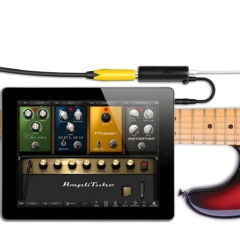 Guitar Interface I-Rig Converter Reemplazo De Guitarra Para Teléfono Interfaz De Audio De Guitarra Afinador De Guitarra Línea De Guitarra I-Rig Converter Accesorios De Guitarra