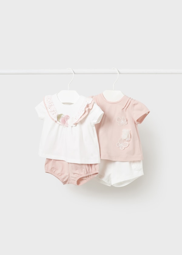 CONJUNTO X4 PIEZAS NIÑA 1610 MAYORAL