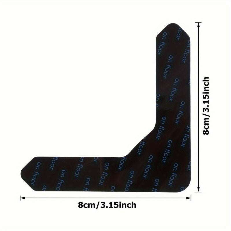 4/8/16/24pcs Pegatinas para Alfombras de Alta Calidad Antideslizantes y Anti-taladro Adecuadas para Salón, Comedor y Baño, Evitan que las Alfombras se Muevan y se Enrollen los Bordes