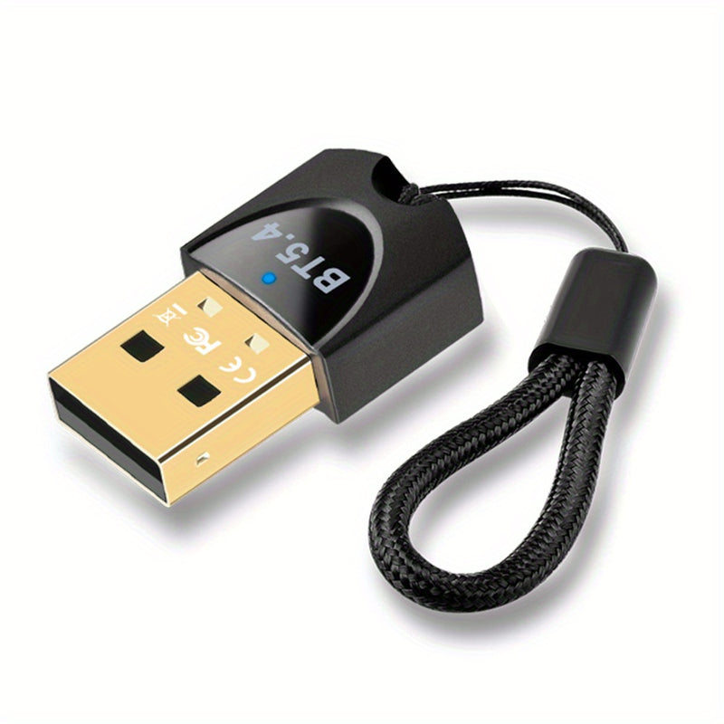 Adaptador de red inalámbrico BT5.4, receptor y transmisor inalámbrico USB mini, alimentado por USB, plug and play, inalámbrico, no requiere controlador, externo