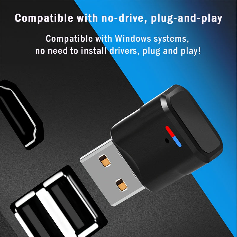 Adaptador de transmisor de audio USB 5.3 para PS4/PS5/Pro/Switch/Windows, Conectividad inalámbrica dual BT 5.3, transmisión de 10-20m, señal fuerte, compatible con Smartthings, alimentado por USB, no requiere batería