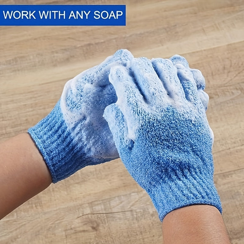 12 piezas de guantes de ducha exfoliantes suaves en colores vibrantes - Perfectos para exfoliar el cuerpo, tratamientos de spa y uso diario - Ideales para mujeres, hombres y niños, accesorio de spa | Guantes vibrantes | Textura suave