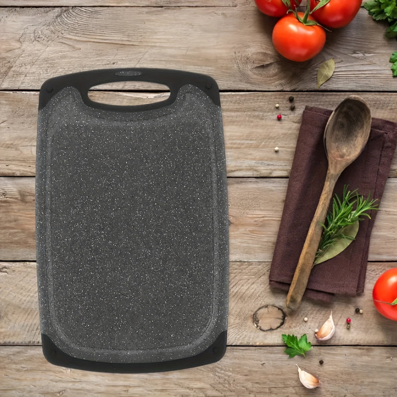 Juego de 3 tablas de cortar de plástico para cocina, tabla antideslizante para carne y verduras, segura para contacto con alimentos, con función antideslizante, adecuada para Navidad, Halloween, Pascua, Hanukkah, Acción de Gracias y otras festividades