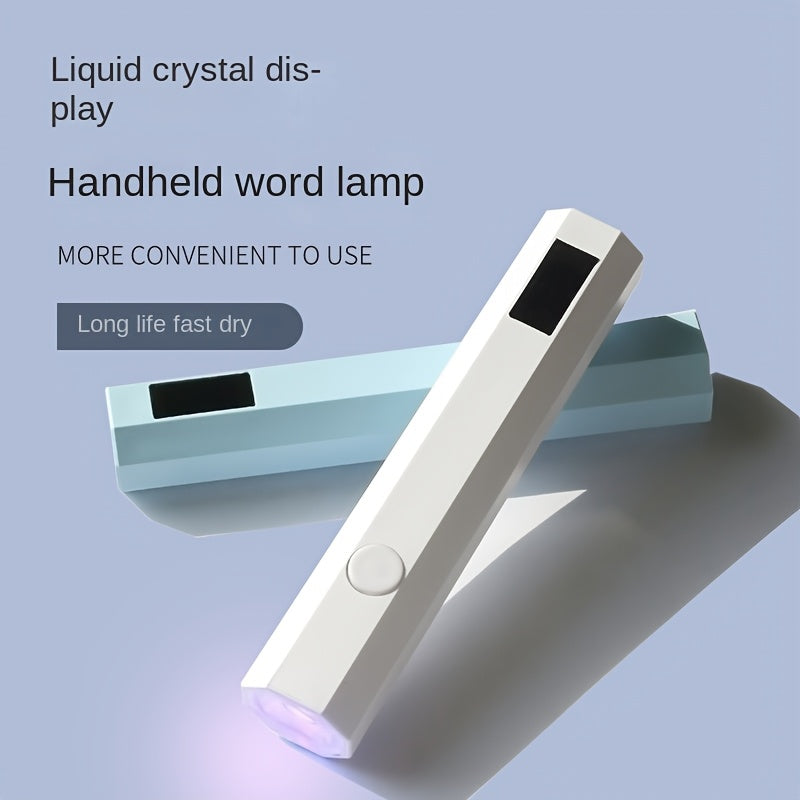 Linterna compacta para uñas, luz curadora de gel inalámbrica, secador portátil y pequeño, fácil de transportar, regalo de alta calidad