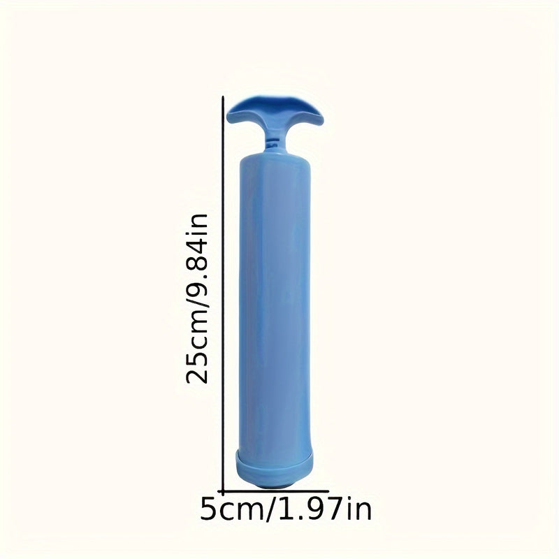 Juego de bolsas de almacenamiento al vacío ahorradoras de espacio, multiusos, en varios tamaños, con bomba manual, plástico, rectangulares, sin necesidad de electricidad, sellado seguro