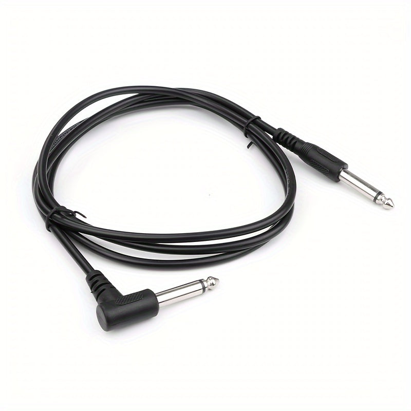 I-zclive, Cable de audio de 90 grados de 6.5 mm, de 6.35 mm de cobre libre de oxígeno, Línea de reducción de ruido de codo recto de 6.35, Conector de metal aplicable para computadora, Eid Al-Adha Mubarak