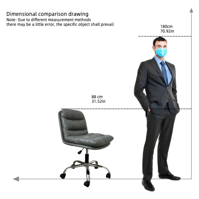 Silla de ordenador 1pc, silla de oficina, silla de estudio para el hogar con respaldo para escritorio, dormitorio o maquillaje