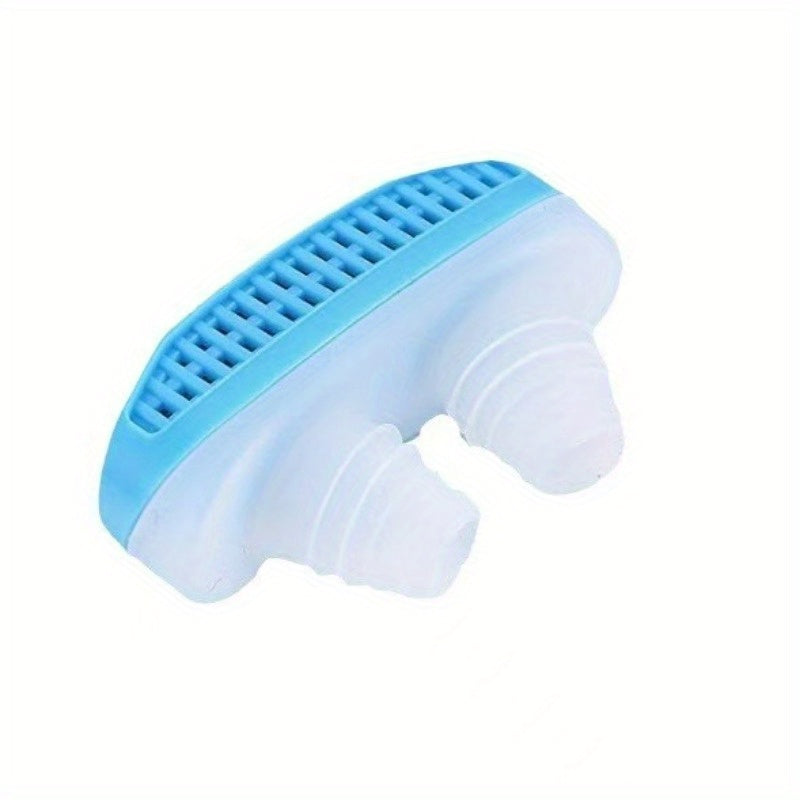 2 en 1 Purificador de aire anti ronquidos y congestión nasal - Sin batería, sin enchufe, sin olores, diseño portátil, adecuado para viajes y uso en casa, adaptador nasal compacto.