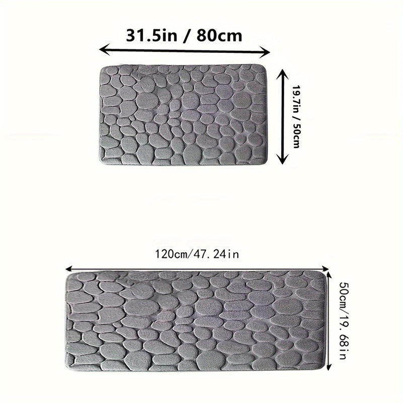 Tapete de Cocina de Tamaño Grande Antideslizante y Absorbente, Tapete de Suelo Lavable a Máquina, Tapete Suave para Restaurante