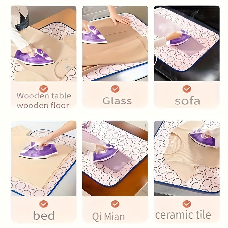 Base para planchar plegable compacta - Polipropileno duradero, resistente al calor, base antideslizante, fácil de guardar, ideal para viajes y uso en el hogar, compatible con todas las superficies - 1 unidad, accesorio para planchar|Diseño compacto|Base