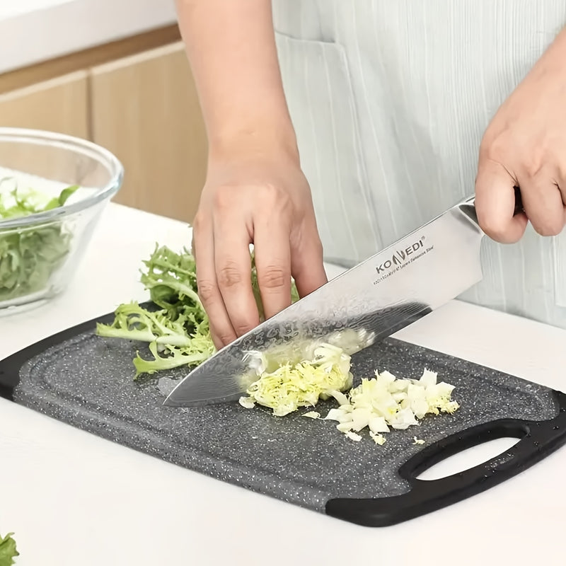 Juego de 3 tablas de cortar de plástico para cocina, tabla antideslizante para carne y verduras, segura para contacto con alimentos, con función antideslizante, adecuada para Navidad, Halloween, Pascua, Hanukkah, Acción de Gracias y otras festividades