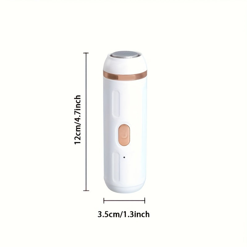 Eliminador de piel muerta eléctrico, dispositivo profesional de eliminación eléctrica, herramienta de cuidado de pies electrónica portátil recargable para pies suaves y sedosos - Regalo perfecto para piel áspera, agrietada y seca, ideal para regalar a fa