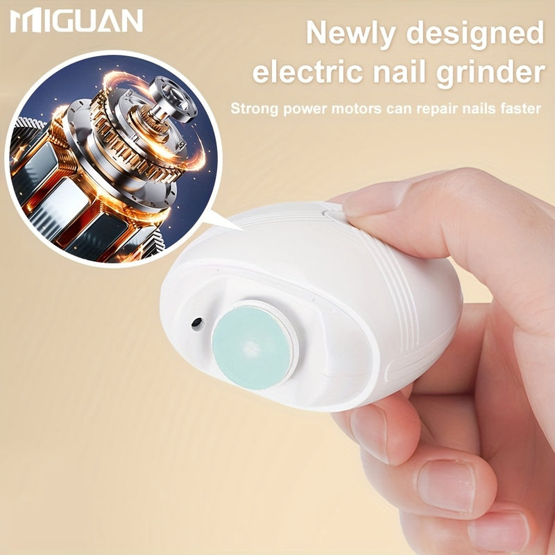 Limpiador de Uñas Eléctrico Recargable USB - Portátil para Hogar y Viajes