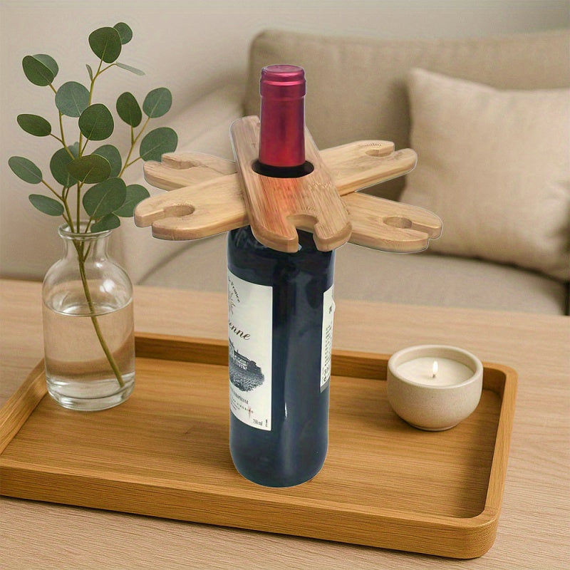 1pc Soporte para Vinos, Portavasos de Vidrio Creativo con Almacenamiento Elevado, Organizador para Cocina y Barra, Accesorio para Sala, Restaurante o Hogar
