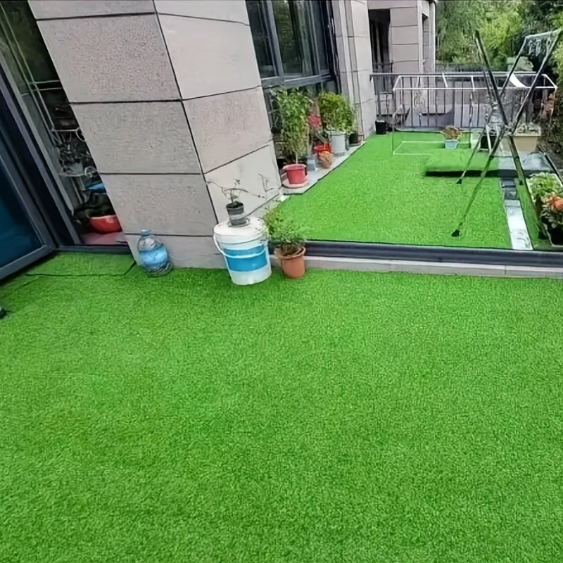Césped artificial grande para exteriores, 400 cm x 50 cm, apariencia natural, bajo mantenimiento, fácil instalación sin herramientas, decoración duradera para todas las estaciones, ideal para jardín, patio, bodas y áreas de juego, uso en interiores y ext
