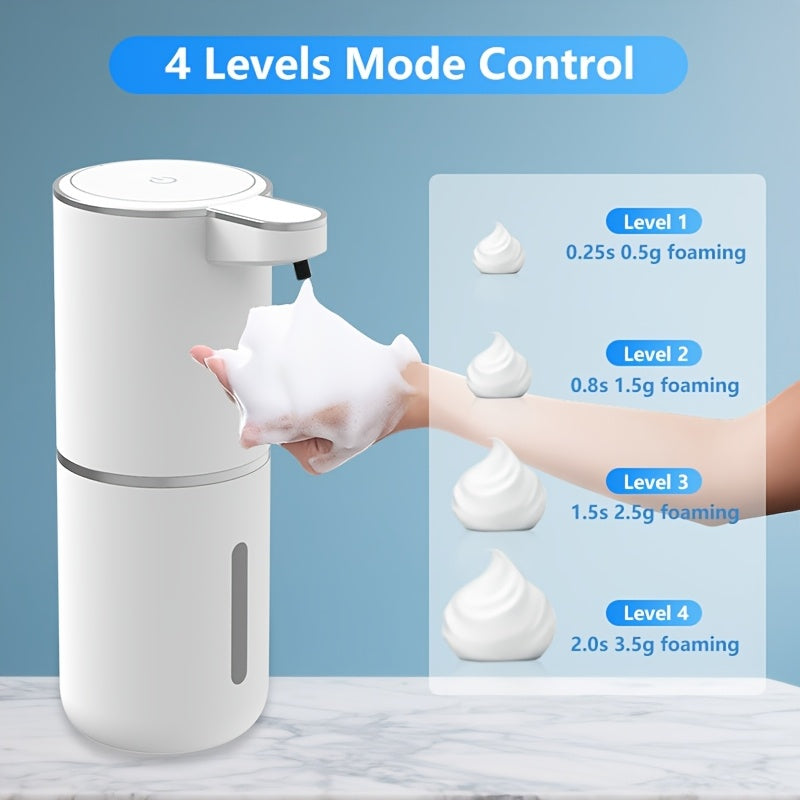 Dispensador de jabón en barra automático, sin contacto, con una sola mano, opciones negras y blancas, carga USB, batería de litio, ideal para cocina y baño, dispensador de jabón para cocina.