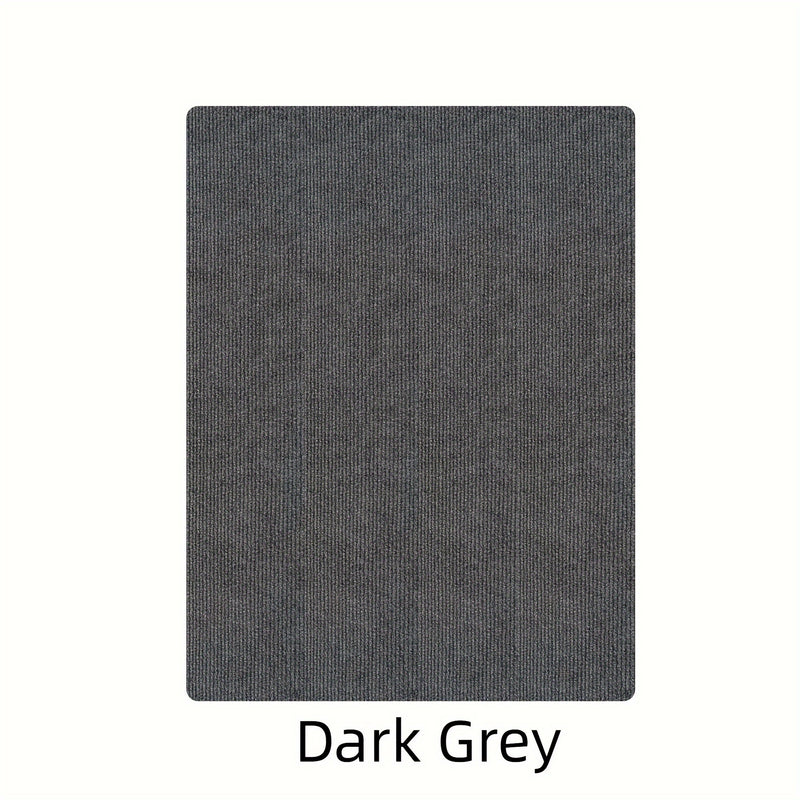 Alfombrilla Rascadora para Gatos Extra Larga 78.7"x15.8" - Duradera, Lavable y Antideslizante de Poliéster para Árboles y Postes de Gatos, Protector Ideal para Sofá - A rayas/Sólido Gris, Fácil de Recortar y Aplicar Autoadhesiva, Protector de Sofá para G