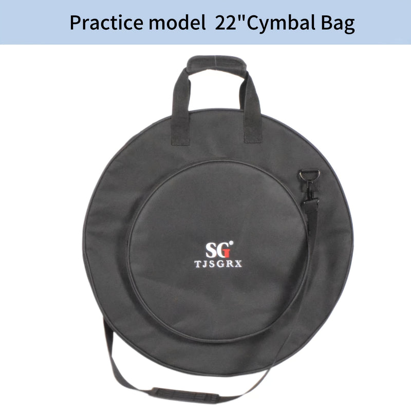 Una nueva bolsa de cimbales de 22 pulgadas, diseñada para profesionales y principiantes, puede contener hasta 7 cimbales, lo que la hace conveniente para todos los músicos que la llevan durante los espectáculos.