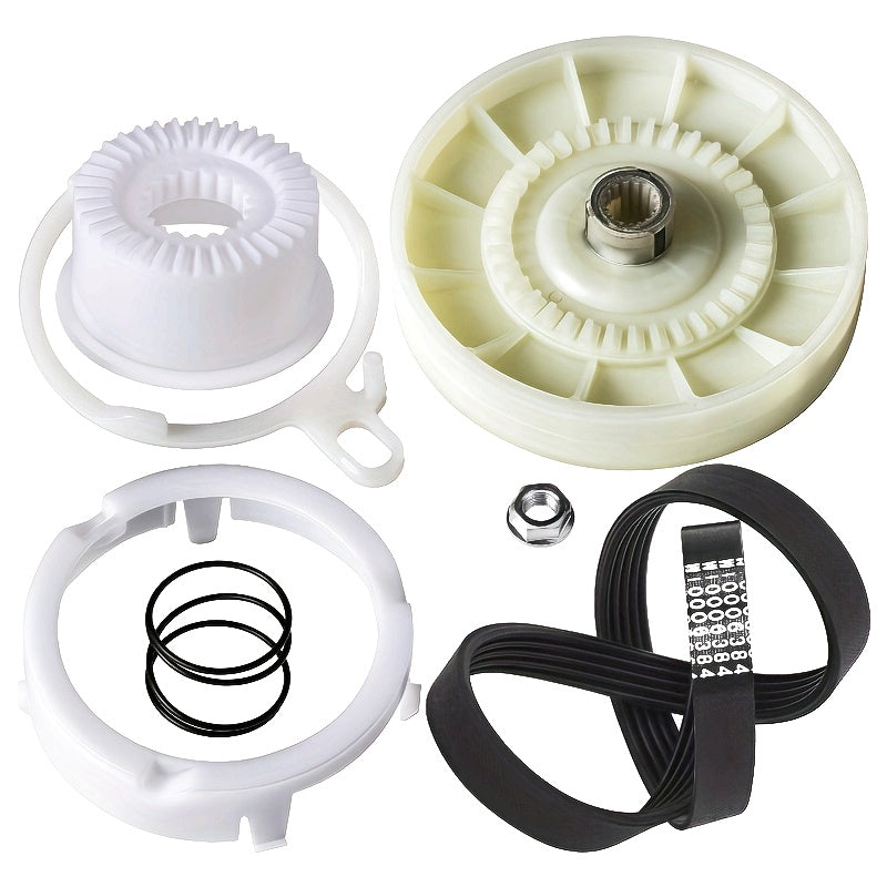 Kit de Embrague para Lavadora, Conjunto de Repuesto de Correa de Transmisión W10006384 para Juntas de Whirlpool y Kenmore, Reemplaza W10721967, W10006356, AP5951296, W1031581818, PS100, PS57144, W10006352