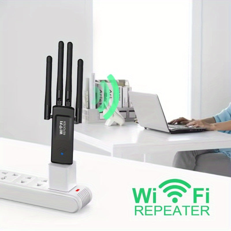 Repetidor inalámbrico USB WiFi de 300 Mbps, amplificador de señal WiFi 2.4G, extensor de red doméstica, amplificador de señal, extensor de red de largo alcance.