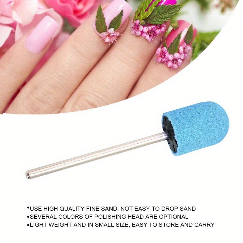 Conjunto de Lijado para Uñas de 1/10 piezas, Cabezal de Lijado y Anillo de Lijado para Taladro de Uñas para Manicura y Pedicura en Casa o Salón