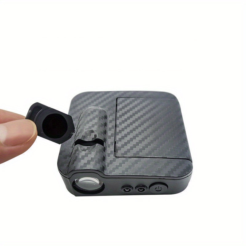 4 piezas/juego Mini luz de seguridad para puerta de coche LED, lámpara de seguridad anti-collisiones con patrones de alas creativos, accesorios para automóviles, decoraciones, sin batería.